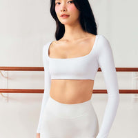 EMBRACE LONG SLEEVE CROP TOP