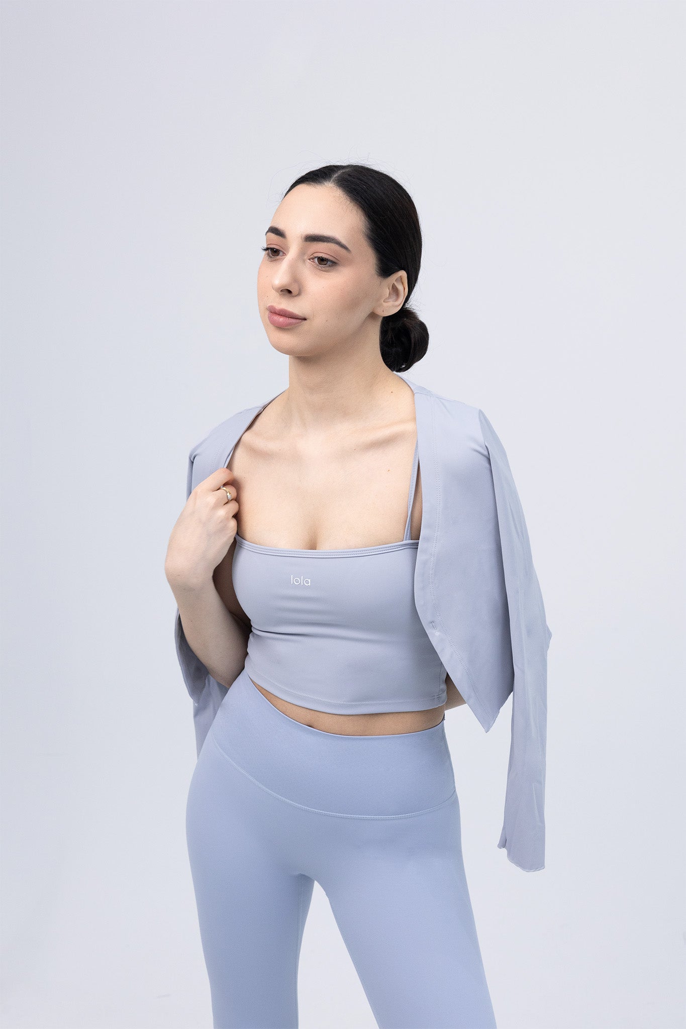 AURORA BRA TANK WITH CARDIGAN SET