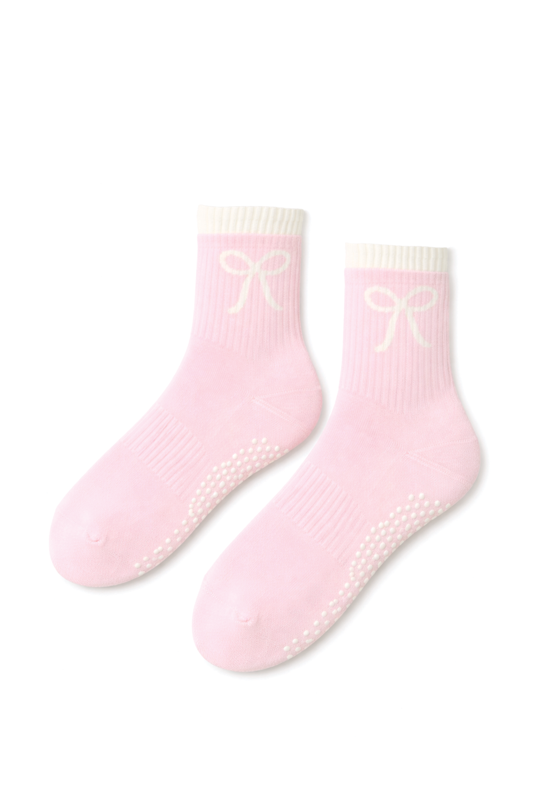 [EXCLUSIVE 14 - 18TH JAN] BLUSH BOW GRIP SOCKS