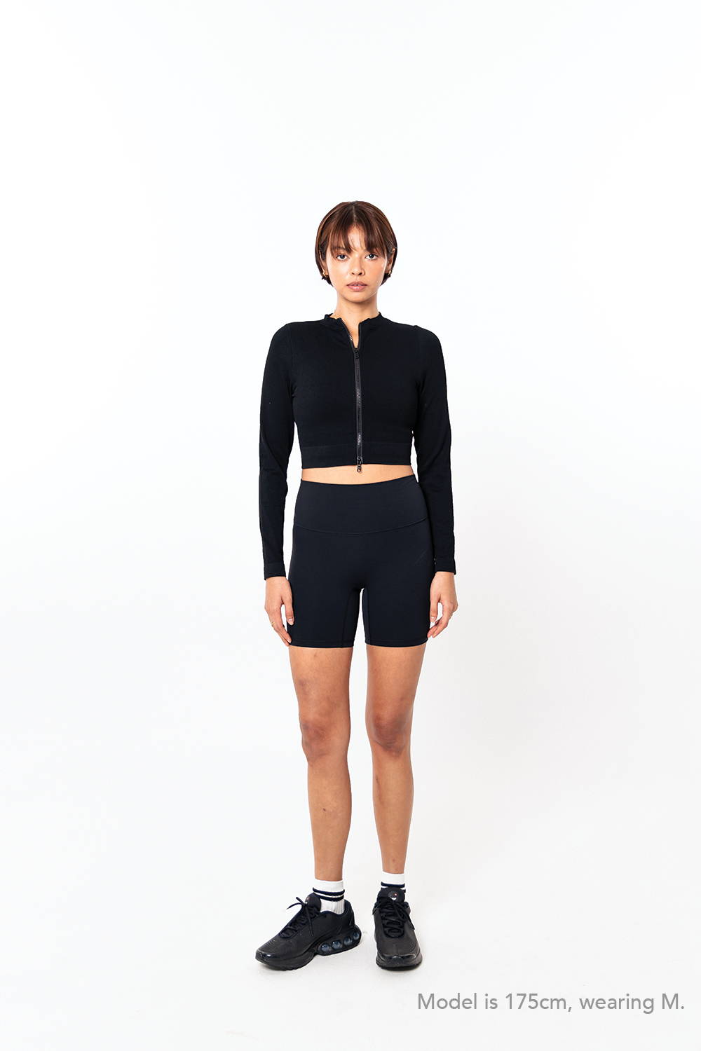 RIBBED MATCH POINT CROP JACKET